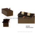 Leatherette Paper Cufflink Gift Box (SJ0325)